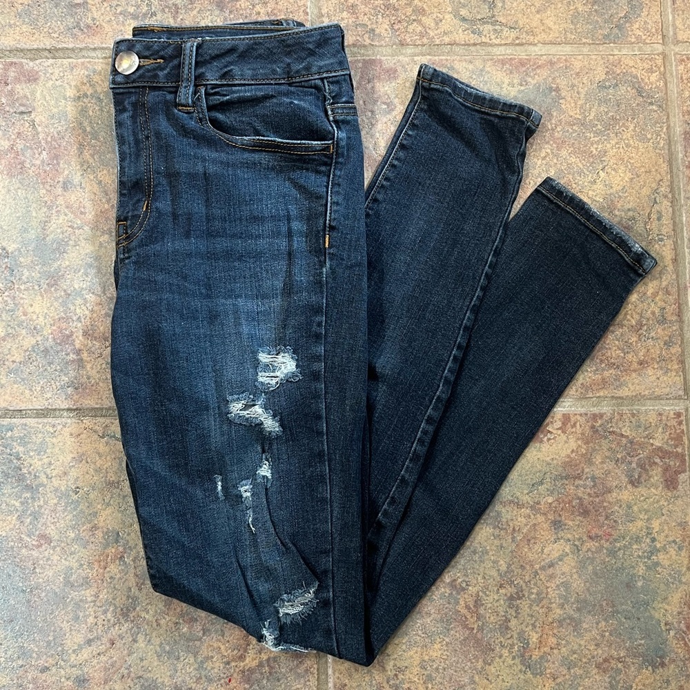 american eagle | high rise jeggings size 4
